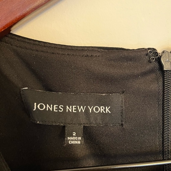 Jones New York Black Women's Dress size 2 - Picture 3 of 5